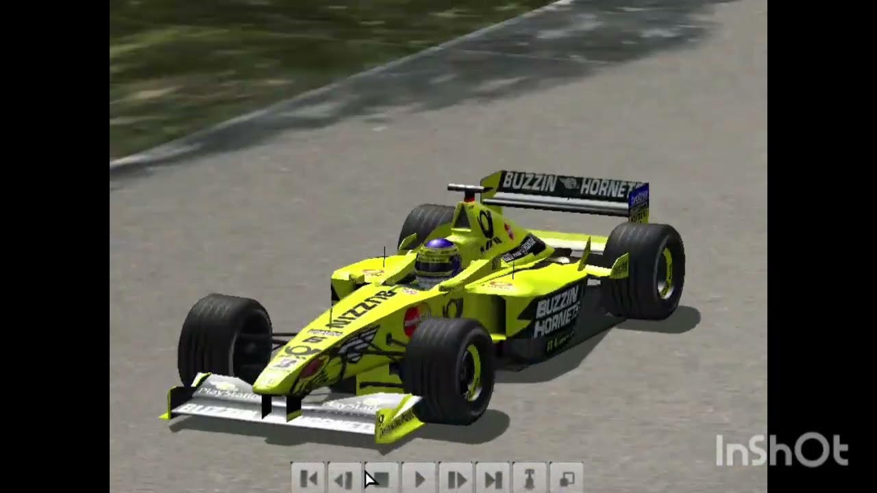 After sustaining injury in F1 Challenge game.