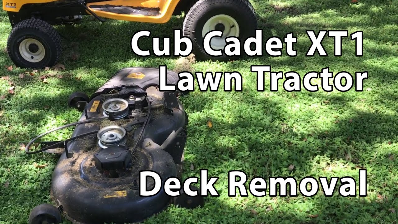 Cub Cadet XT1 Deck Removal