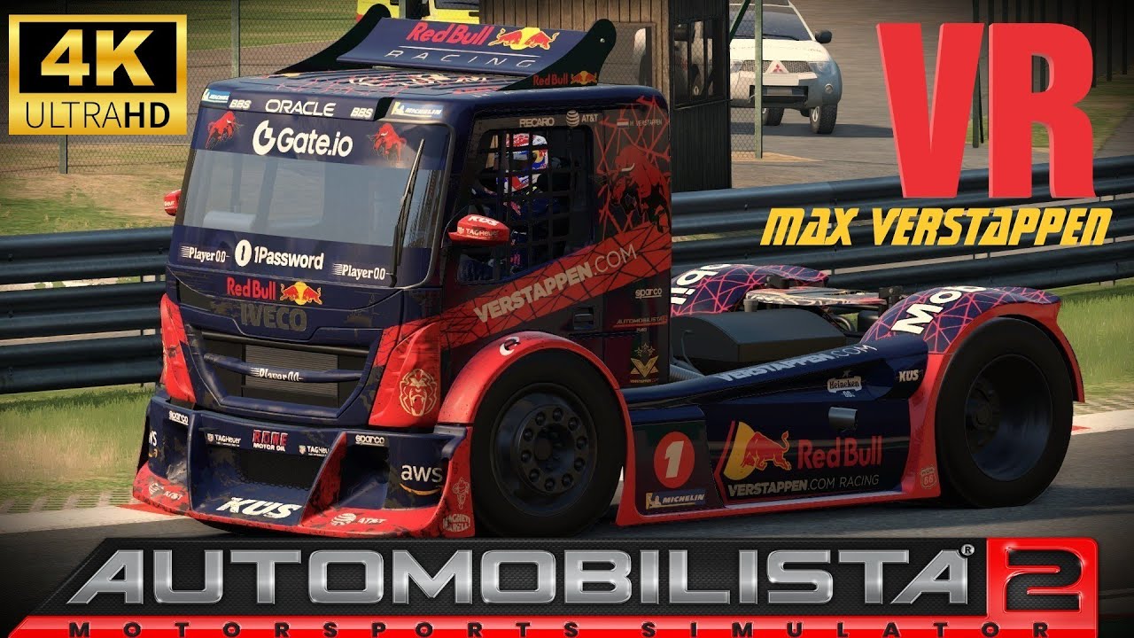 Automobilista 2 Truck Racing with Max Verstappen in (VR) and Ultra HD 4K