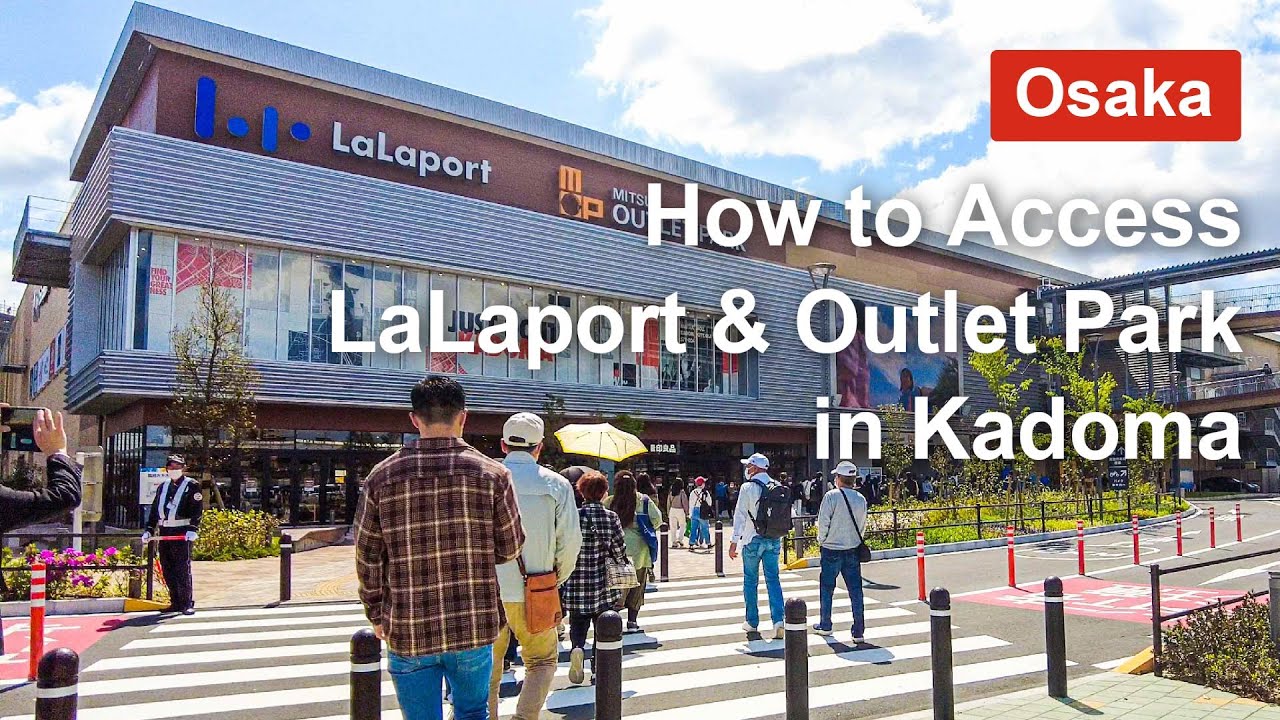 【Osaka 💖】Walk Japan -How to get to LaLaport Kadoma and Mitsui Outlet Park【4K】오사카 โอซาก้า