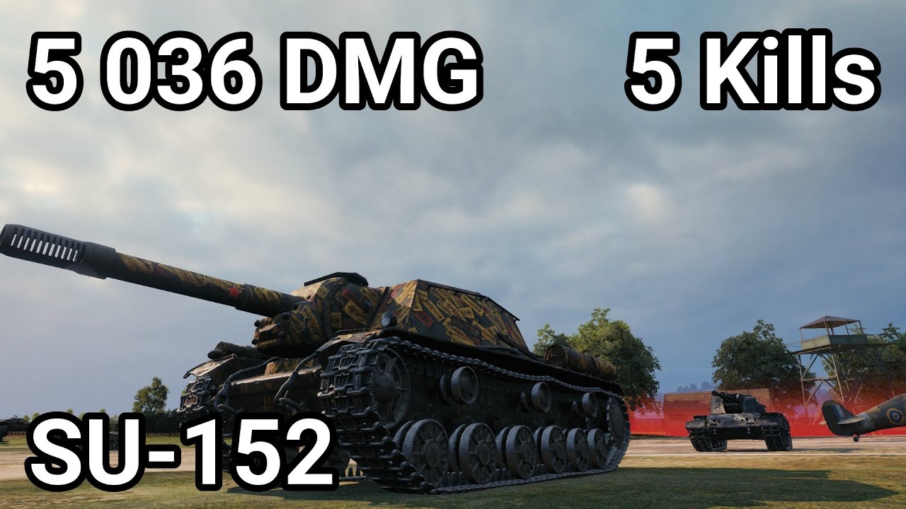 SU-152 5K DAMAGE! The Derp King Masterclass