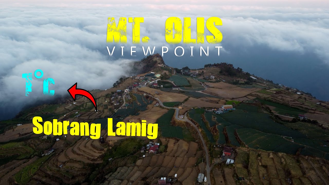Umaabot ng -1° degrees ang lamig | Mt. Olis Viewpoint,  Atok, Benguet | Sea of Clouds