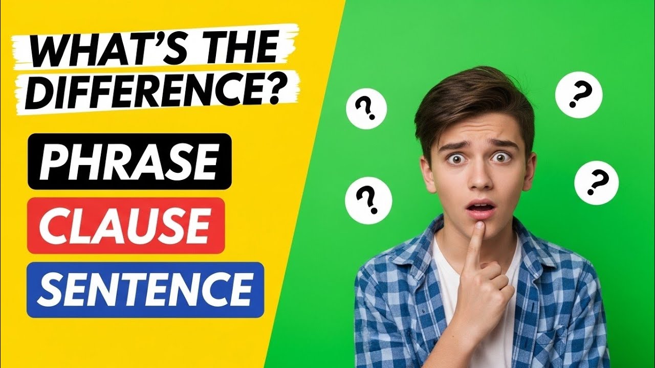 Phrase , Clause, Sentence