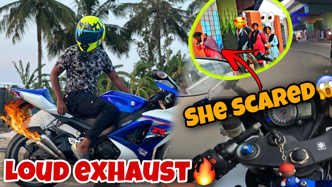 😱She SCARED, because Of Our LOUD EXHAUST🔥 | SUZUKI GSX1000🚀 | Tamil | Motovlog | Vasanth Rascal🔥
