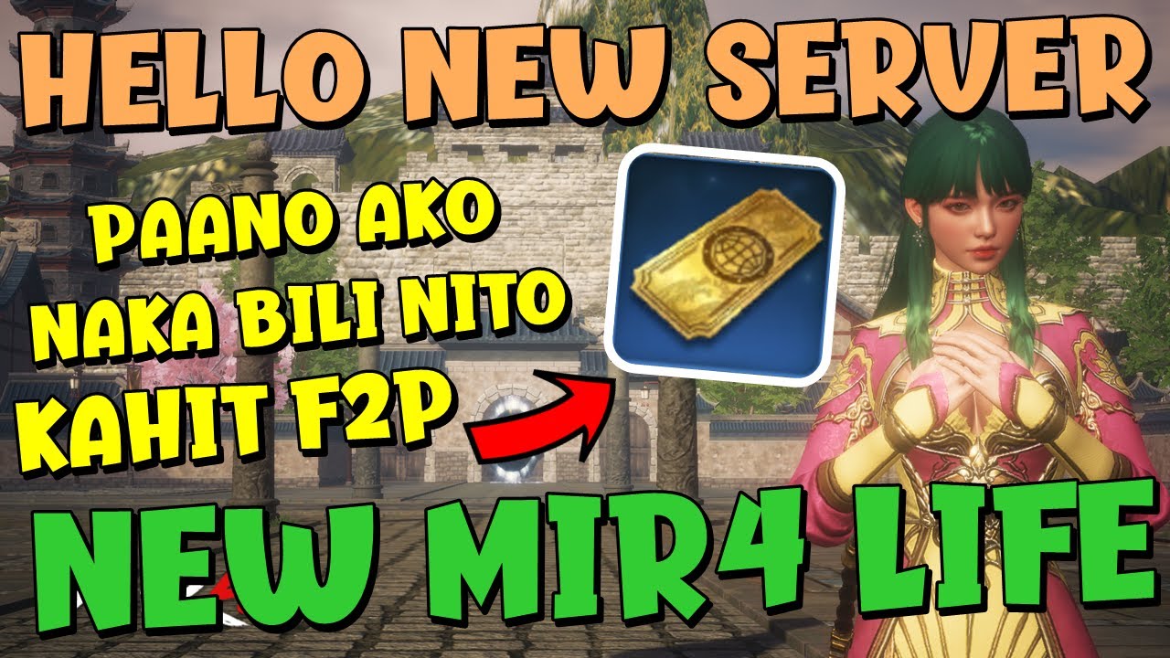 MIR4| LIPAT SERVER | PAPAANO NAKA BUO NG PANG BILI NG WAYFARER TICKET