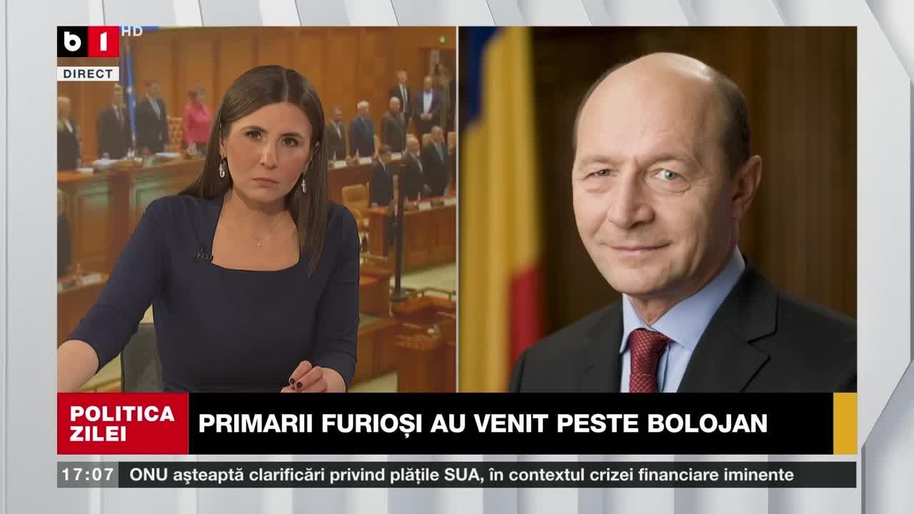 Ce ar fi făcut Băsescu în locul lui Bolojan:„Era mult mai bine, chiar dacă bugetarii se supărau”B1TV