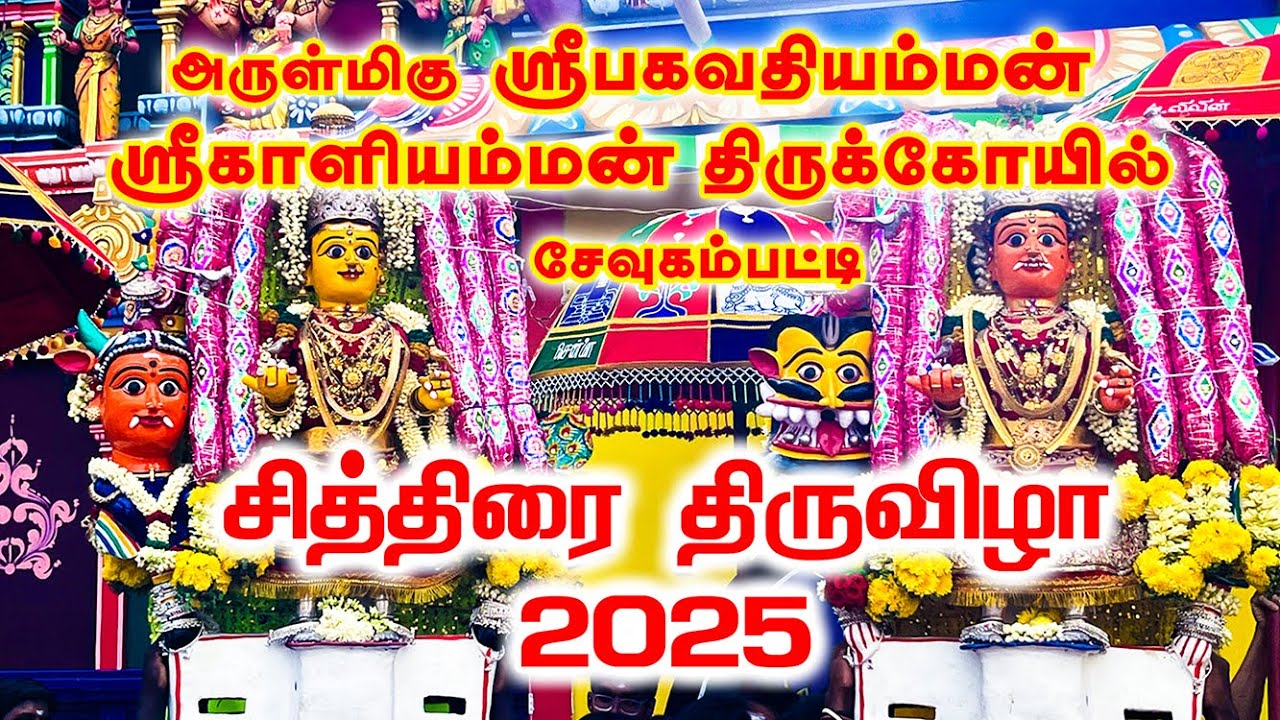 சேவுகம்பட்டி சித்திரை திருவிழா2025 | பகவதியம்மன் காளியம்மன்  உற்சவவிழா | SEVUGAMPATTI THIRUVIZHA2025