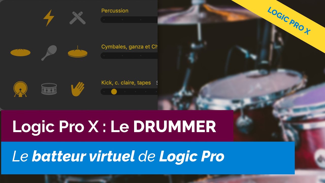 Comment utiliser la batterie virtuelle de Logic Pro X