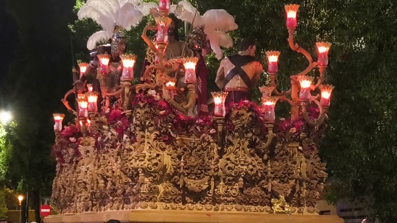Coronación de Espinas de Fernán Núñez Viacrucis Magno de Córdoba, con la banda del Nazareno Huelva. 