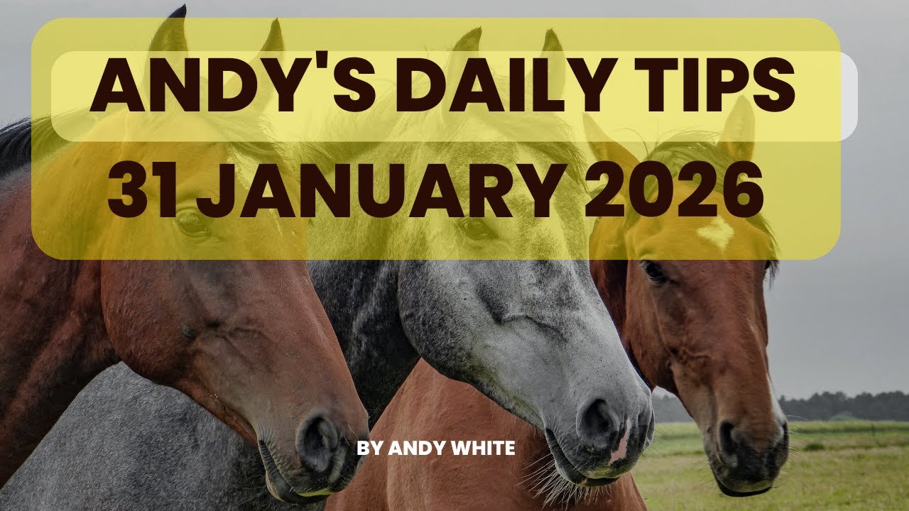 Andy's Daily Tips for Horse Racing, Saturday 31st January, 2026