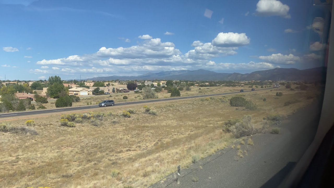 Riding The New Mexico Rail Runner Express (Kewa to Santa Fe)