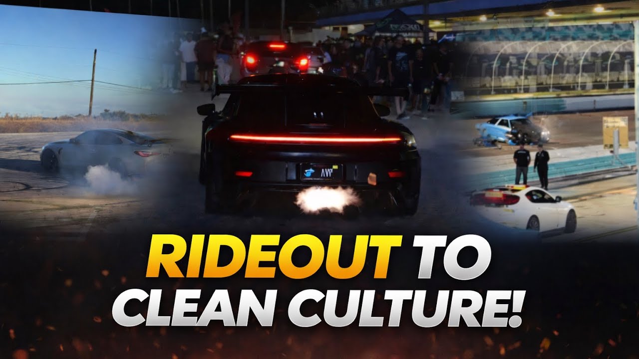 Rideout W/ Me to CLEAN CULTURE: Drifting, Drag Racing & Chaos…