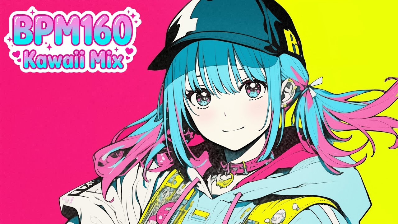【BPM160】聴くだけで元気がでる！Kawaii Future Bass Mix 🎵 作業用・ゲーム・ランニング