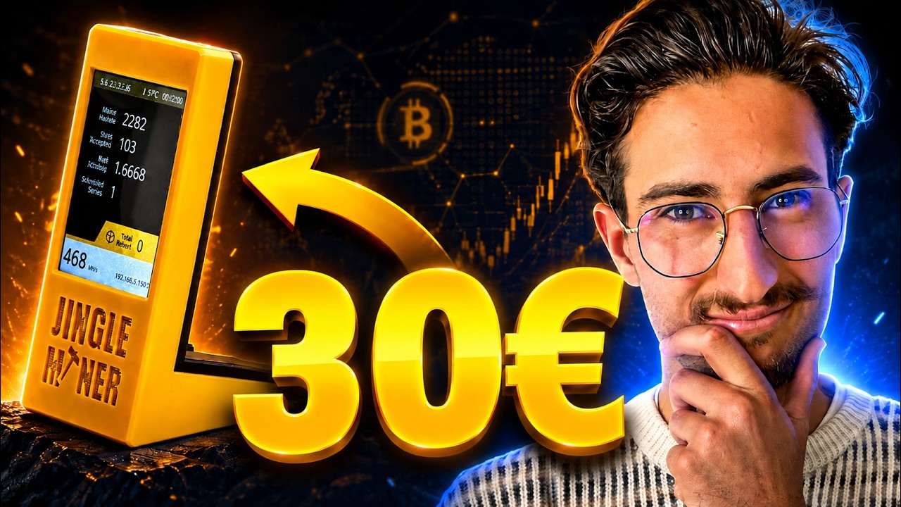 Combien rapporte ce MINEUR de BITCOIN &agrave; 30&euro; ??