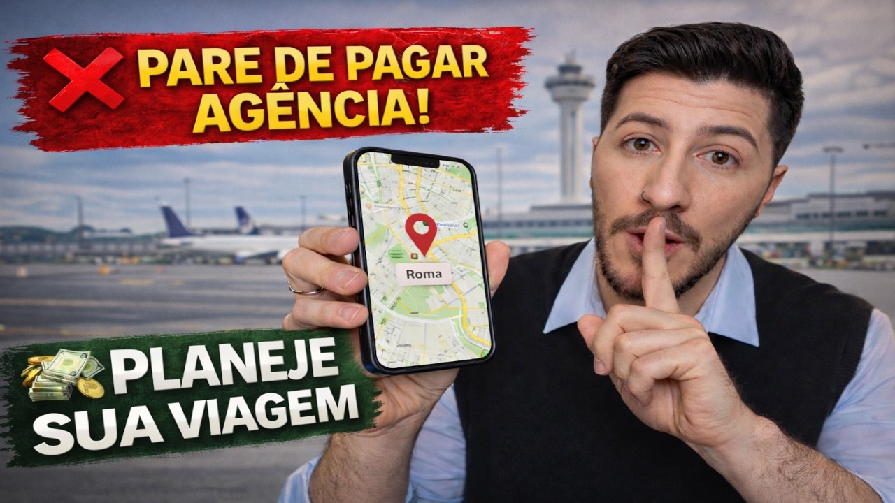 Não Pague Agência de Viagem 📱✈️ | Aprenda a Viajar Barato Usando Só o Celular #ViajarSemAgencia