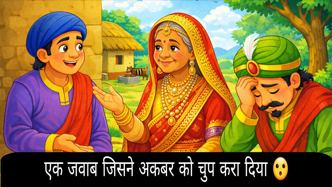 एक जवाब जिसने अकबर को चुप करा दिया 😮#bedtimestories #kahaniyonkapitarabyannju #hindi#trending#viral 