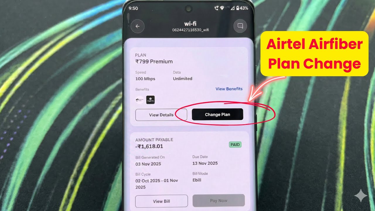 Airtel Airfiber Plan Upgrade | Airtel Airfiber Plan Change Kaise Kare | Airfiber Plan Change