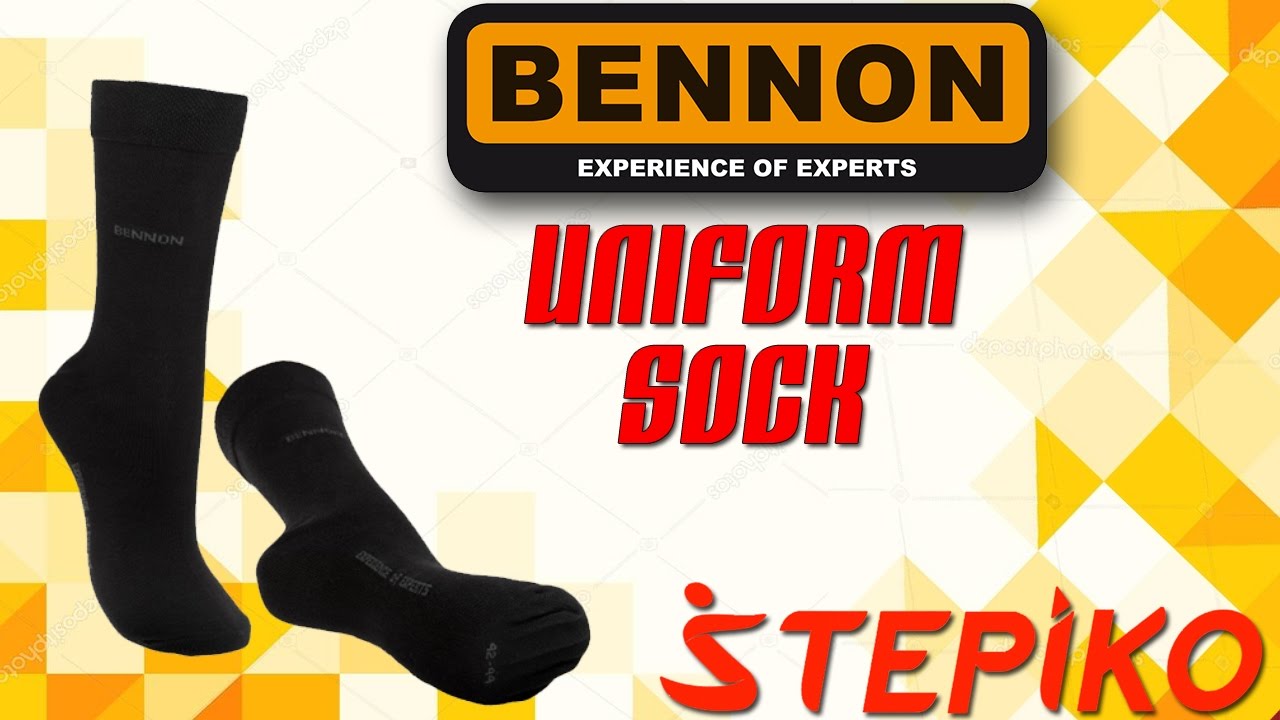 Оригинальные носки BENNON UNIFORM SOCK. Видео обзор от WWW.STEPIKO.COM