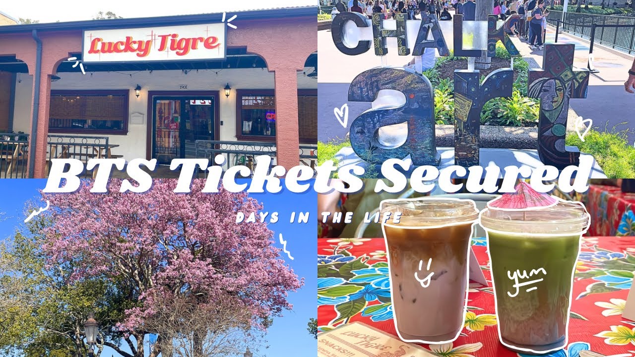 I Got BTS Tickets 😭✨ | Thrifting, Coffee Date & Disney World Vlog