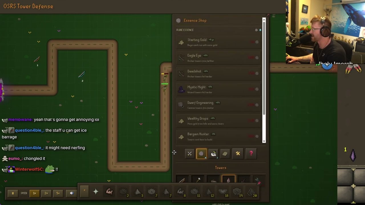 B0aty plays the Runescape Tower Defence Game