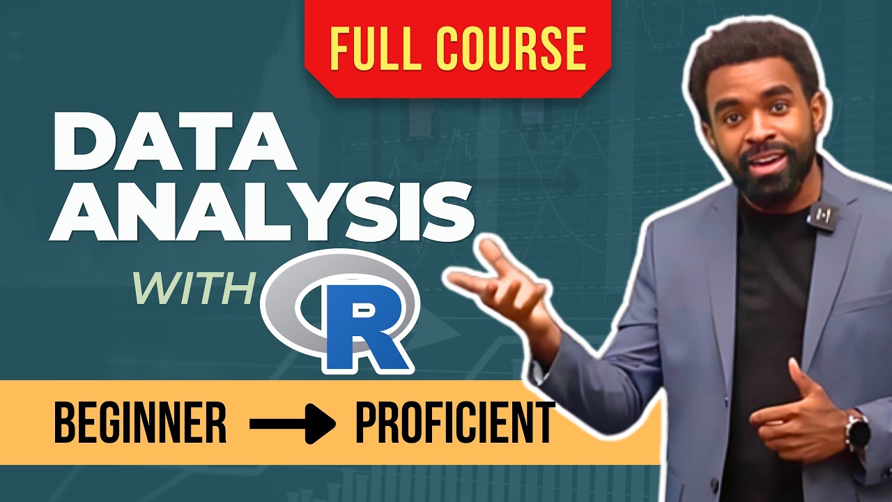 Learn R Programming for Data Analysis | Full Beginner's Course | A to Z