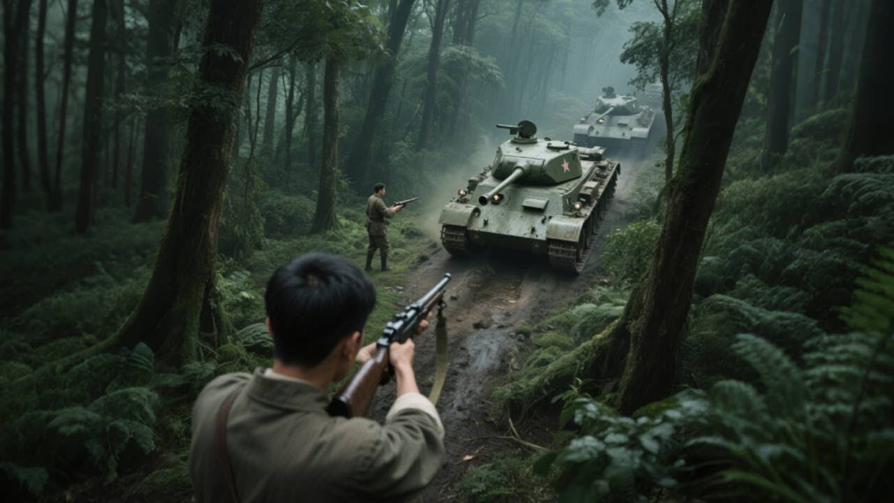 日軍推坦克進城，不料游擊隊利用地形，與他們展開激烈的遊擊戰！⚔️ 抗日 Kung Fu #抗日 #電影 #功夫