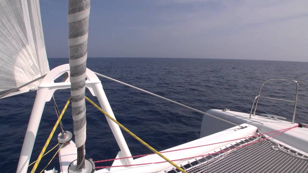 Addiction Outremer 5X Catamaran light winds 2012