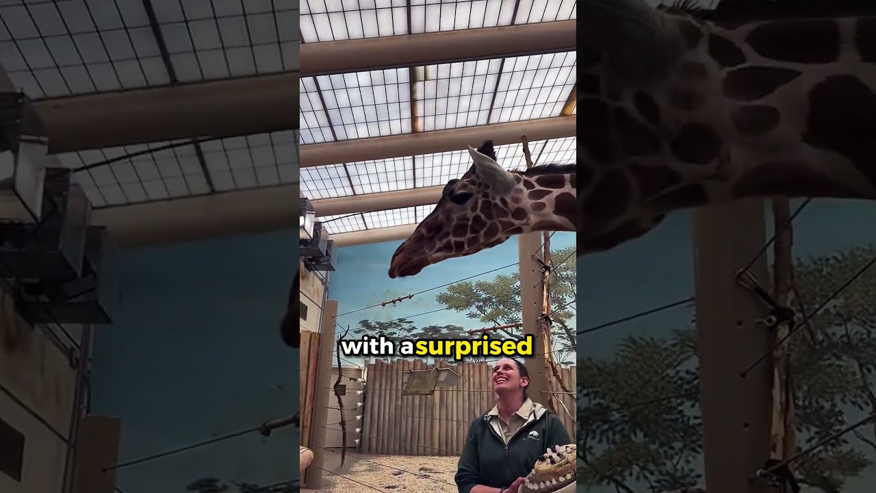 When a Giraffe Displayed Human Like Behavior 😂 @brookfieldzoo