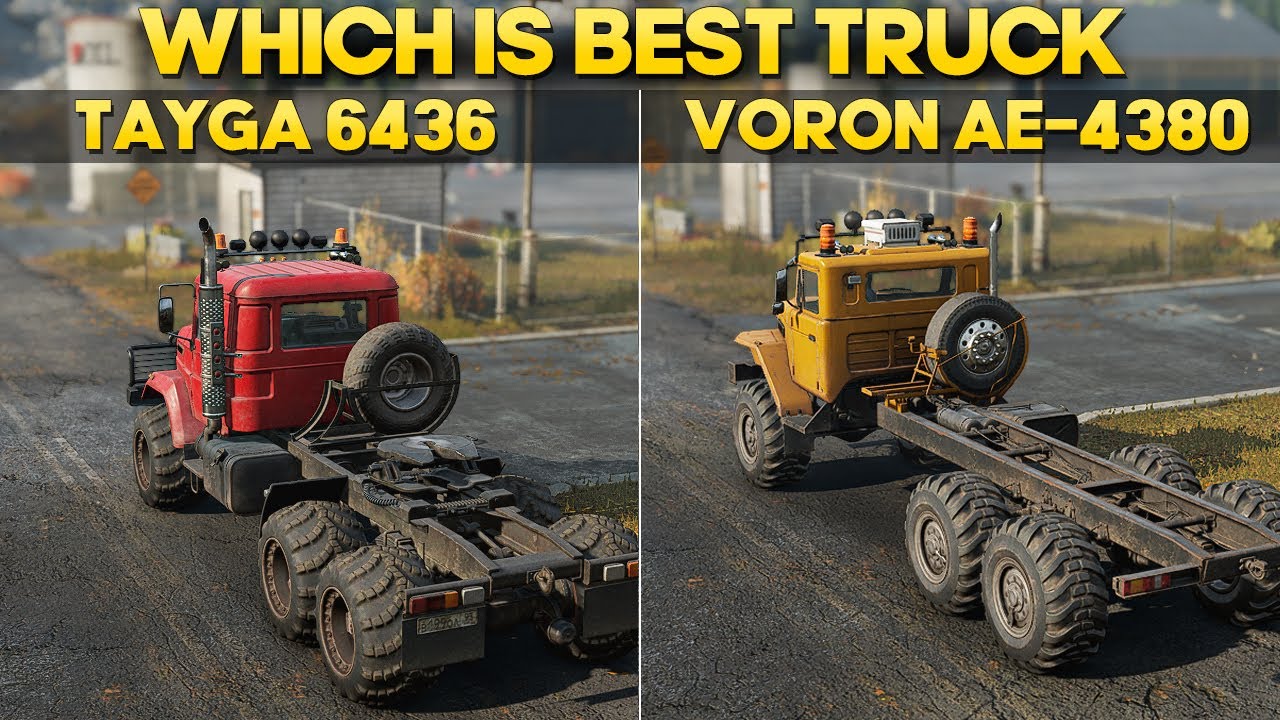 Biggest Battle in SnowRunner Tayga 6436 VS Voron AE-4380 Comparison