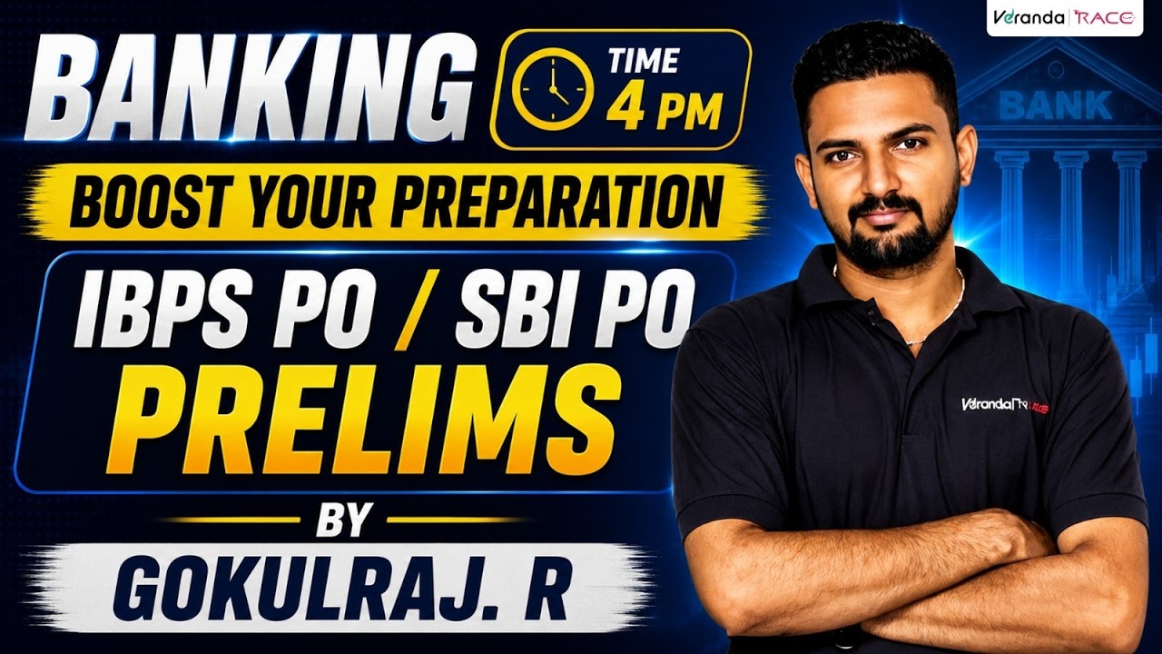TARGET BANK EXAM 2026  | IBPS PO & SBI PO | BOOST YOUR PREPARATION | PRELIMS | BY GOKULRAJ R