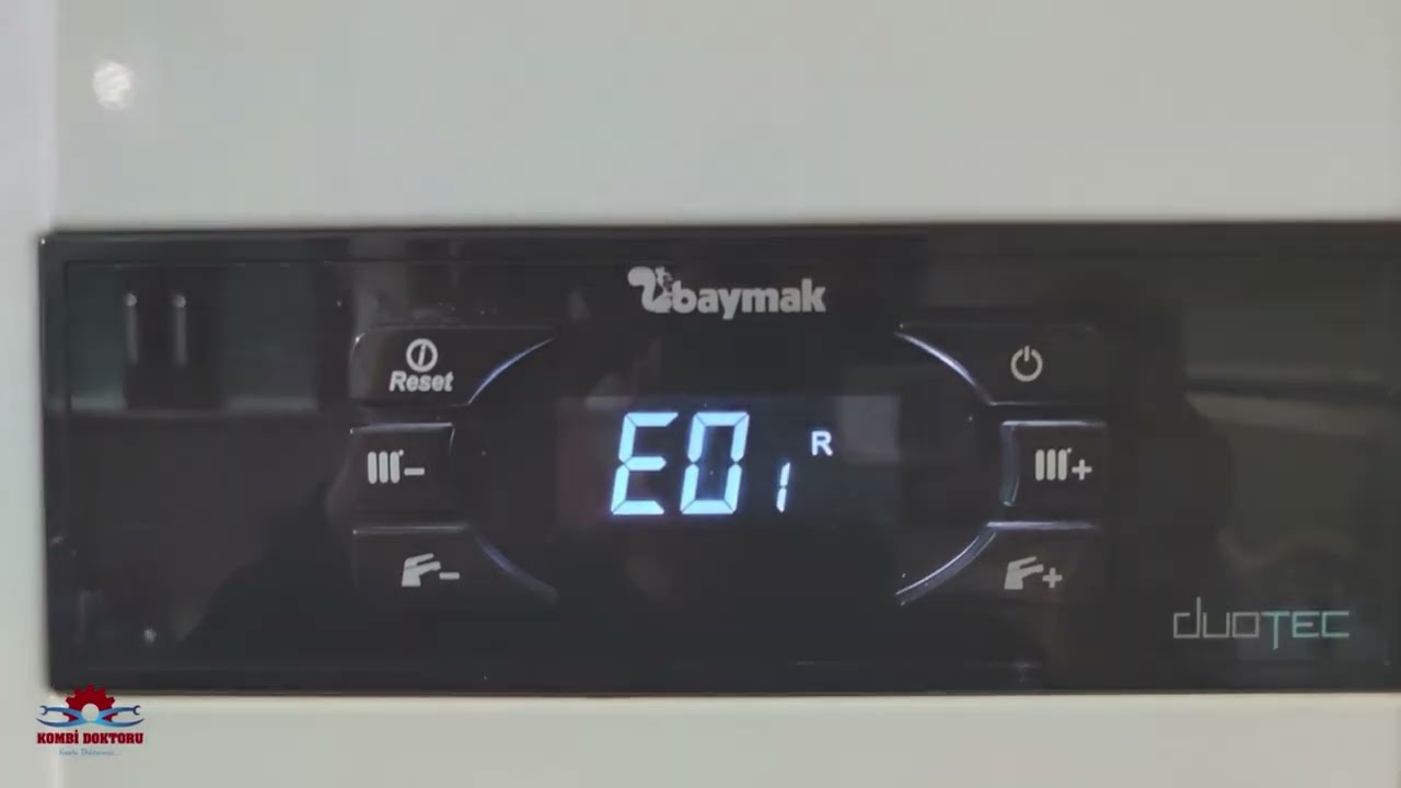 Baymak Duotec kombi E 01 arıza kodu nedir ? | Baymak kombi arıza kodları
