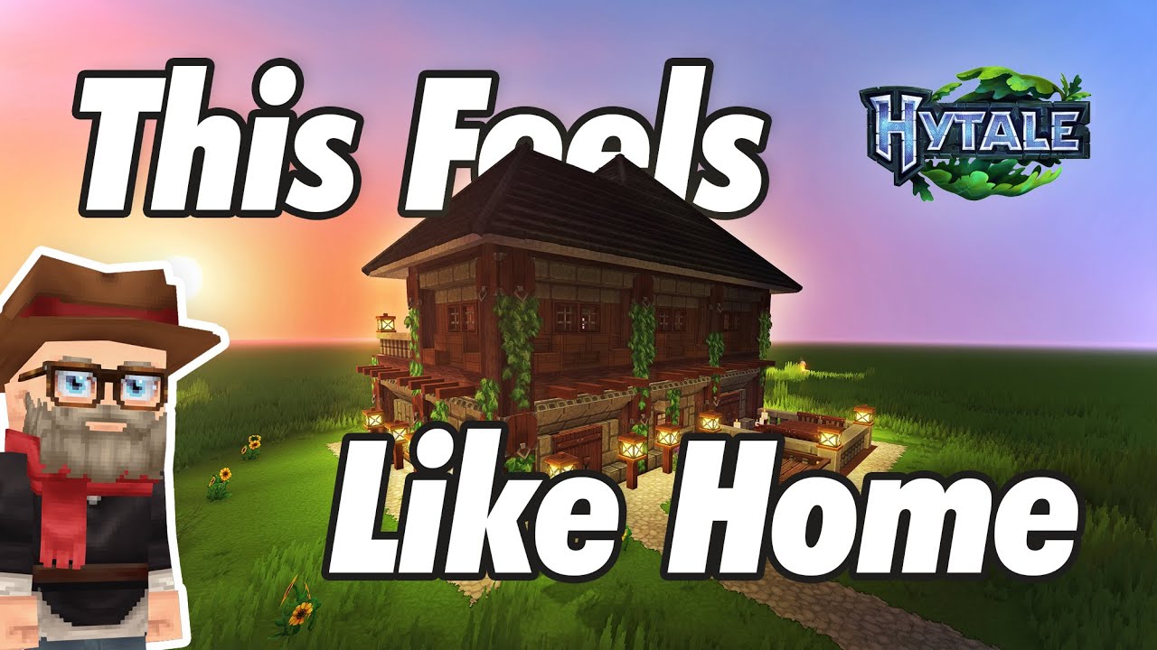 Hytale: Cozy House 🏡 Exterior Timelapse