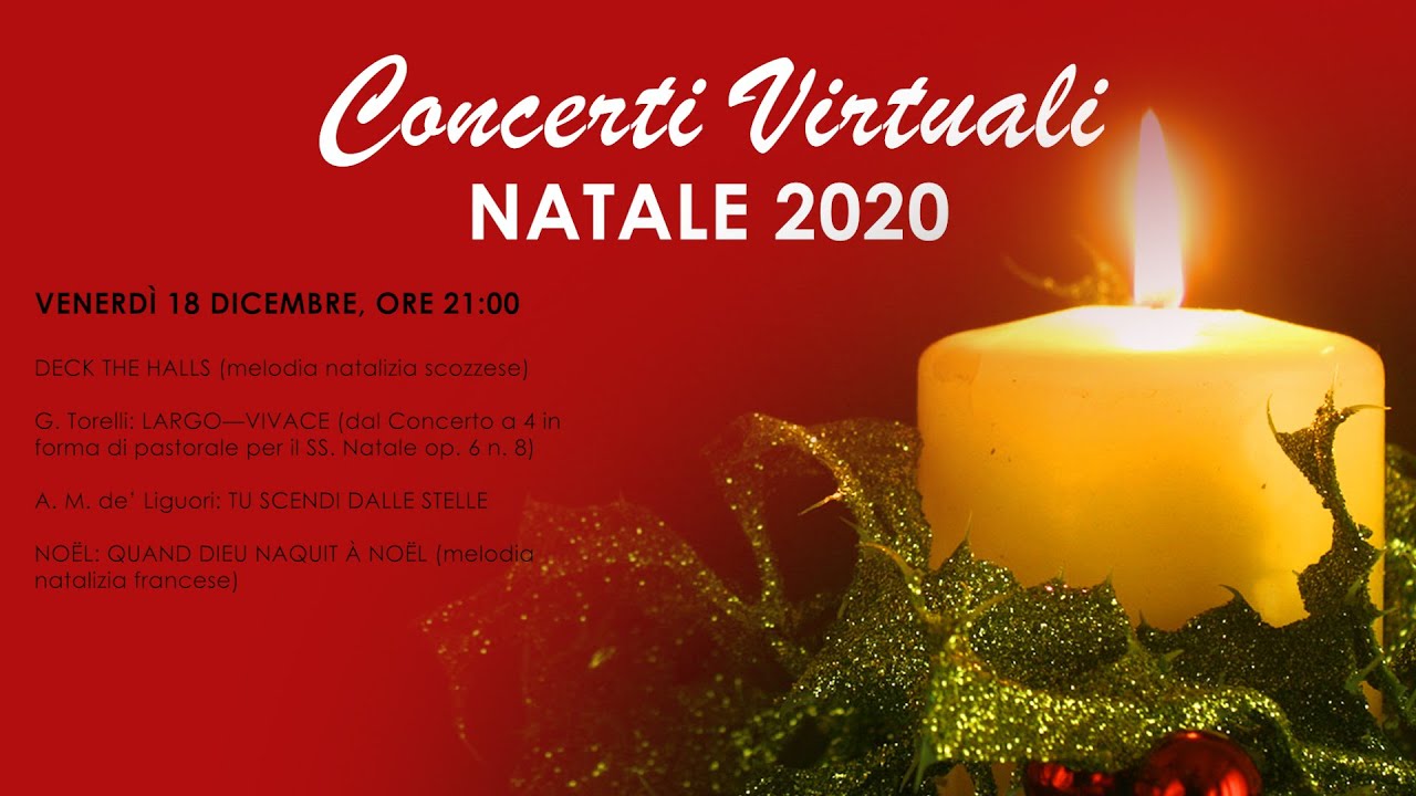 Concerti Virtuali: Natale 2020, 18/12/2020 - Coro e Orchestra Fabio da Bologna, Alessandra Mazzanti