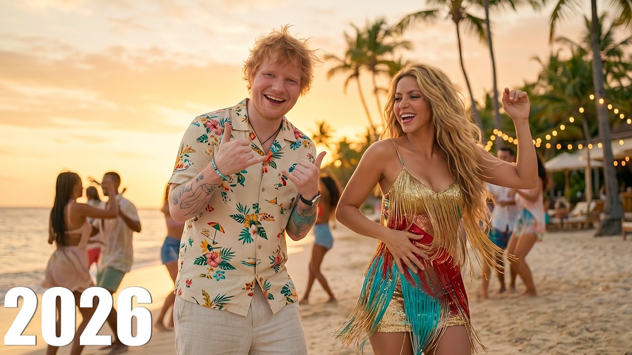 Ed Sheeran, Shakira, Justin Bieber, Taylor Swift 🌴 Tropical House Mix 2026 | Today's Summer Hits Mix