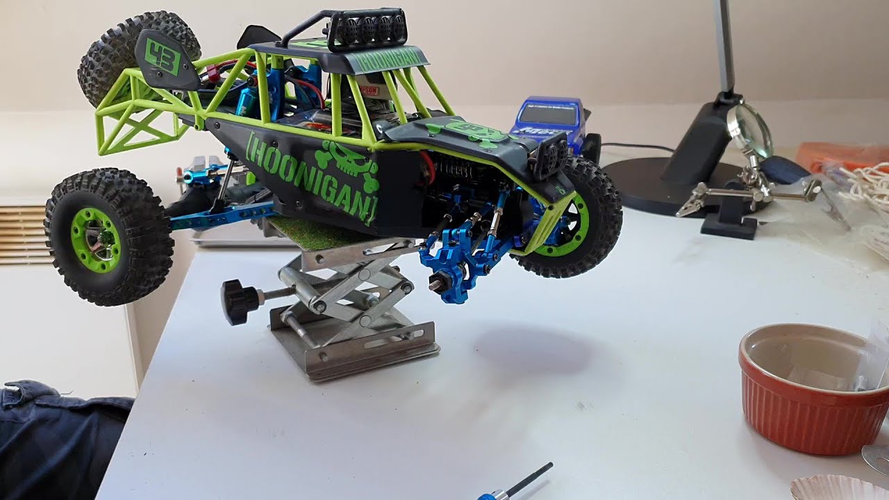 RC car WL Toys 12428 aluminium upgrades