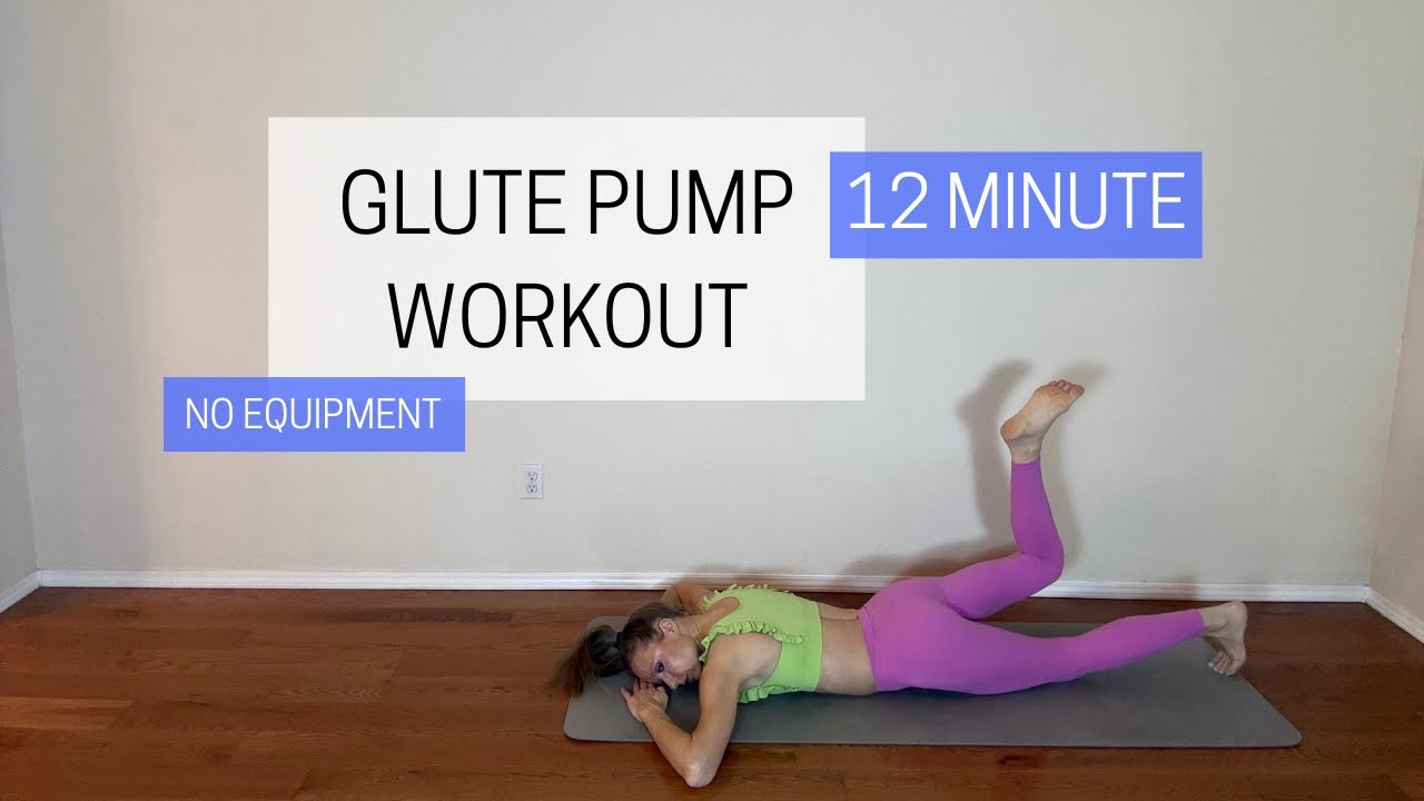 12 Minute Glute Pump Workout - No Equipment