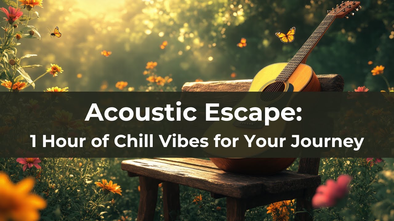Acoustic Escape : 1 Hour of Chill Vibes for Your Journey 🎸🎧 #acoustic  #relaxingmusic  #chillvibes