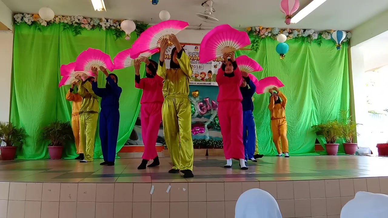 TARIAN KIPAS - CHILDREN'S DAY SK JALAN BELLAMY 2018