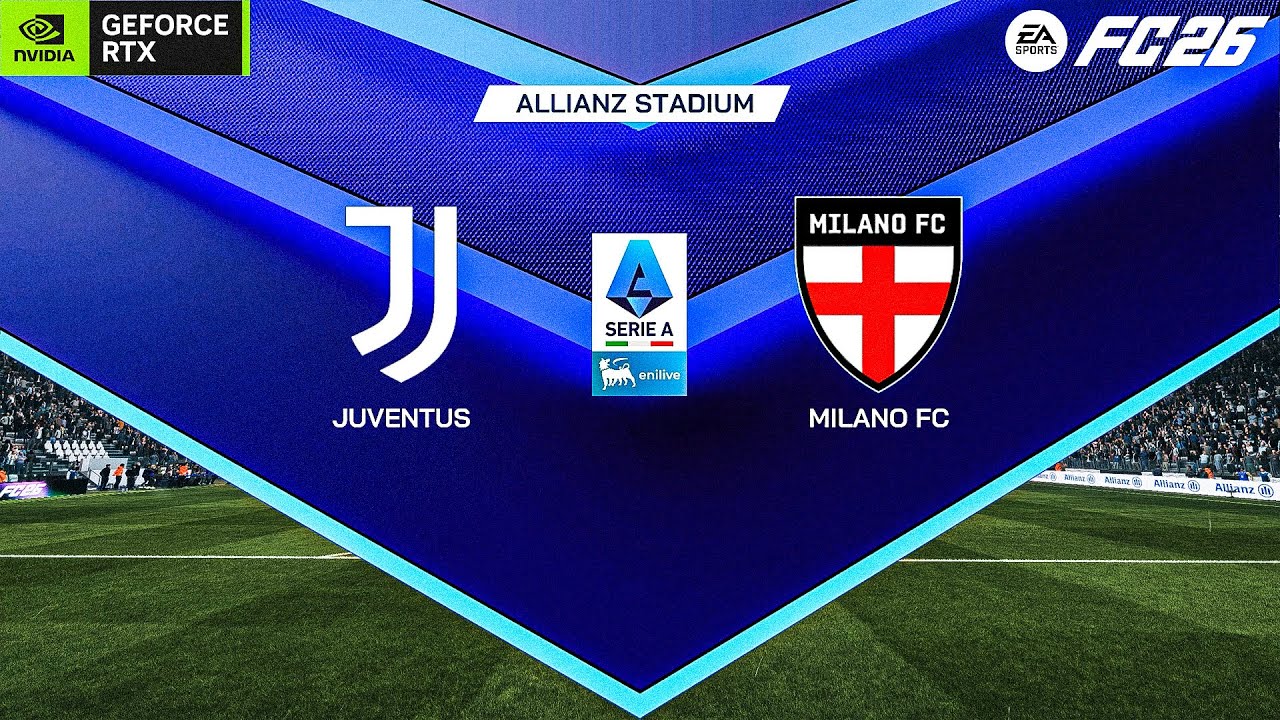 FC 26 - Juventus vs. Milan | Serie A 25/26 Full Match | PC™ [4K60]