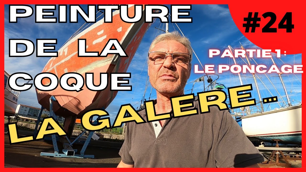 🔴 PEINTURE DE COQUE  (le ponçage)