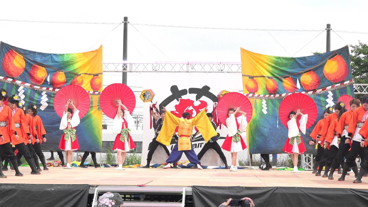 京炎そでふれ！輪舞曲 犬山陶芸祭 2016 [よさこい 4K]
