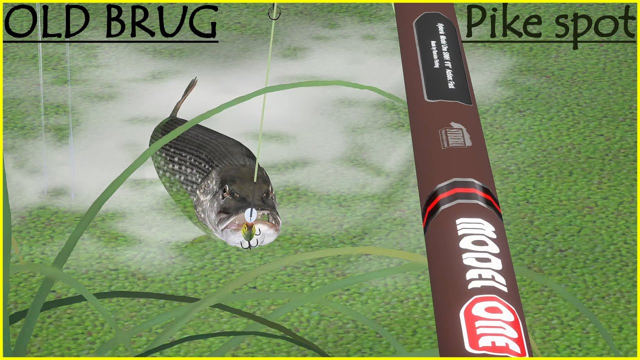 3 Pike spots New config Old Burg Russian Fishing 4 #424