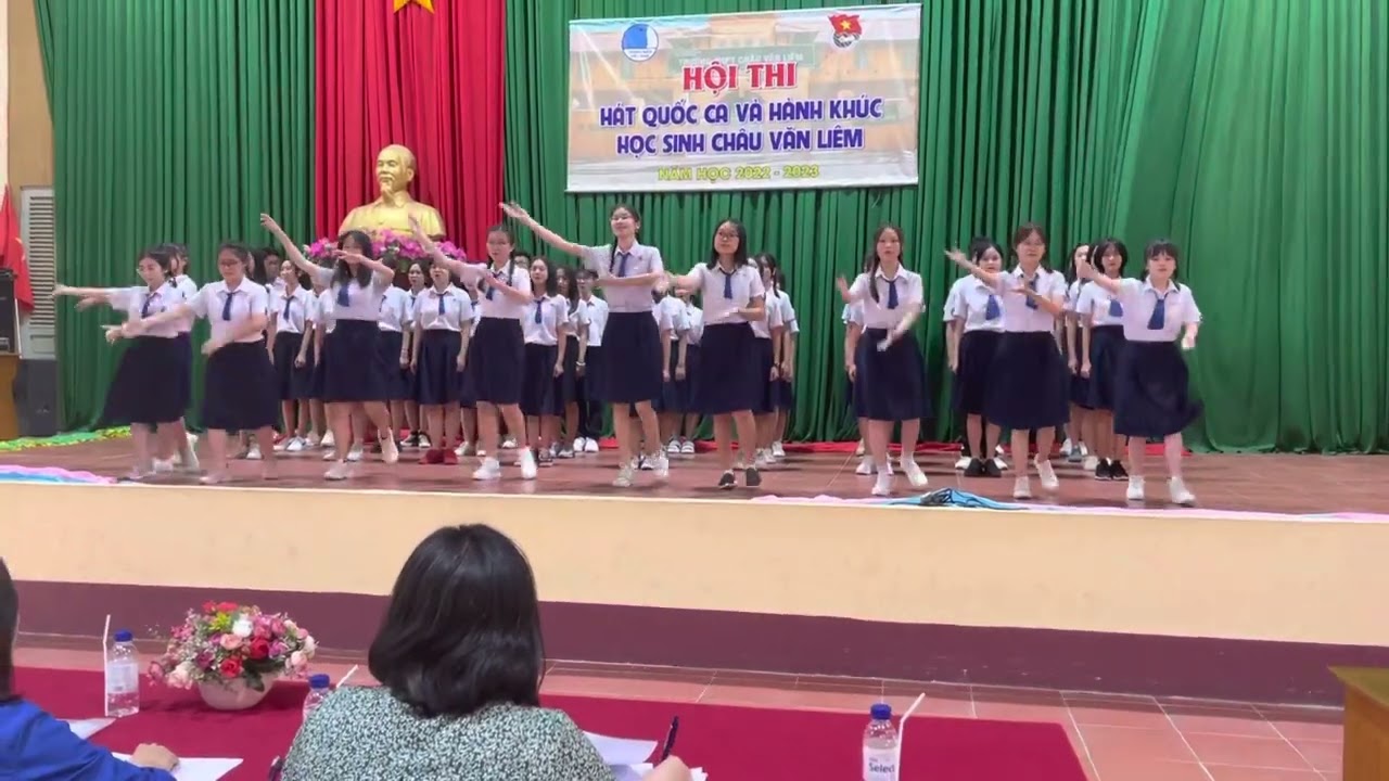 Hành khúc học sinh Châu Văn Liêm 12D4 (2020-2023) giải nhất đoáaa💖