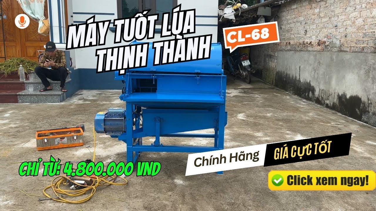 Bất Ngờ Giá Máy Tuốt Lúa Mini Thịnh Thành CL68 – Khuyến Mãi Mới Nhất!