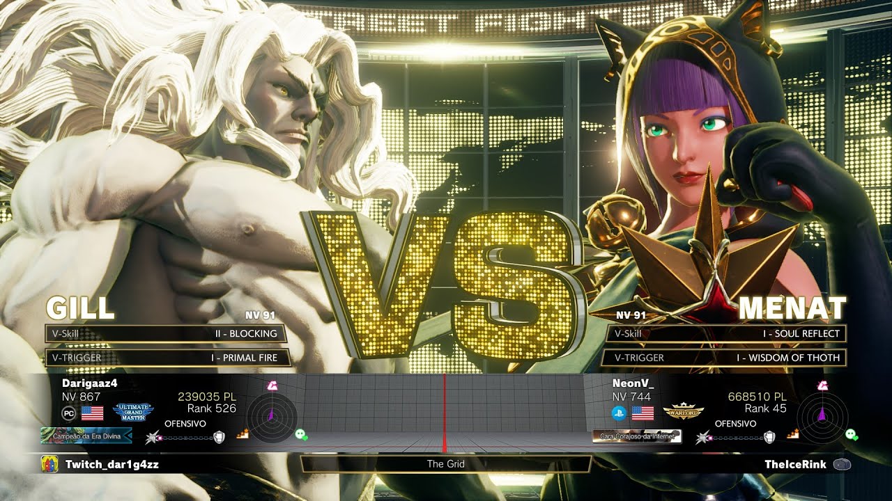 SFV Champion Edition 🔥 Darigaaz4 (GILL) Vs NeonV (MENAT) 🔥 Online Match's 03-29-2023