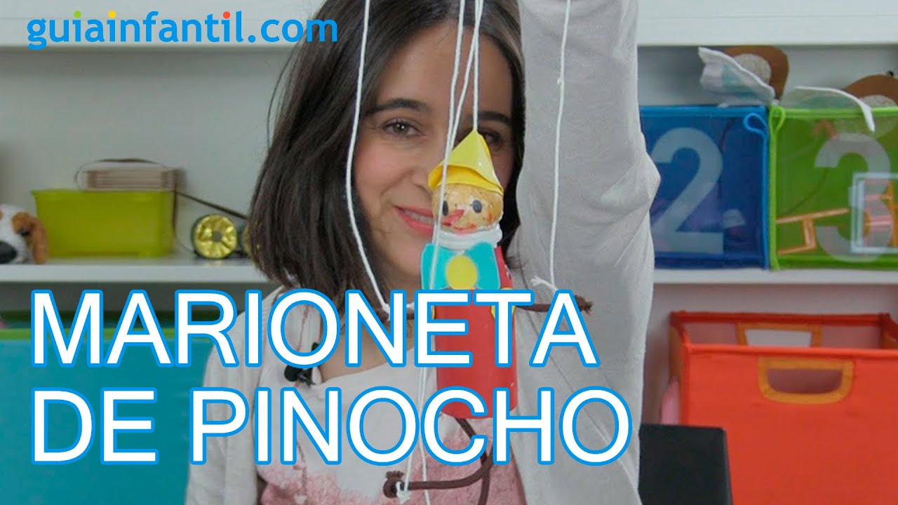 Cómo hacer una marioneta de Pinocho para los niños