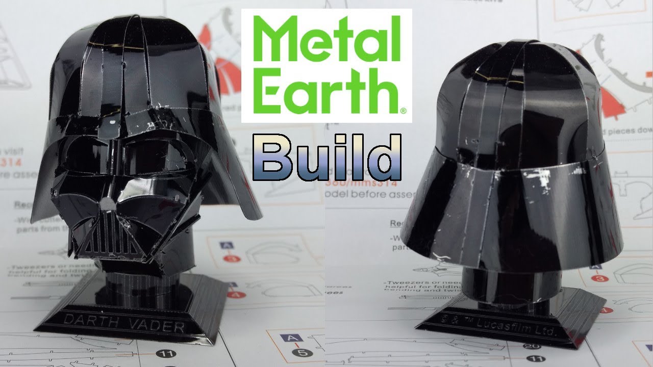 Metal Earth Build - Darth Vader's Helmet - Star Wars