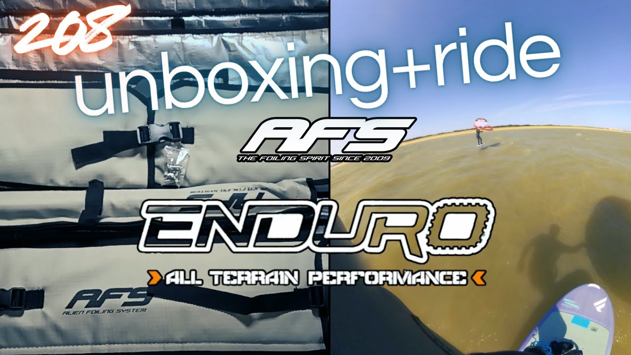 208 AFS ENDURO 1100 : UNBOXING + RIDE