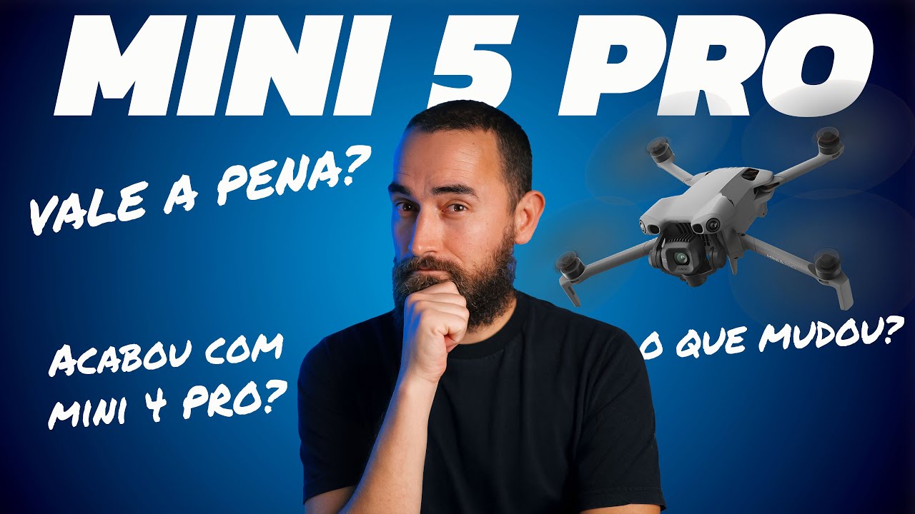 DJI MINI 5 PRO | Vai valer a pena o UPGRADE pra esse DRONE? REACT