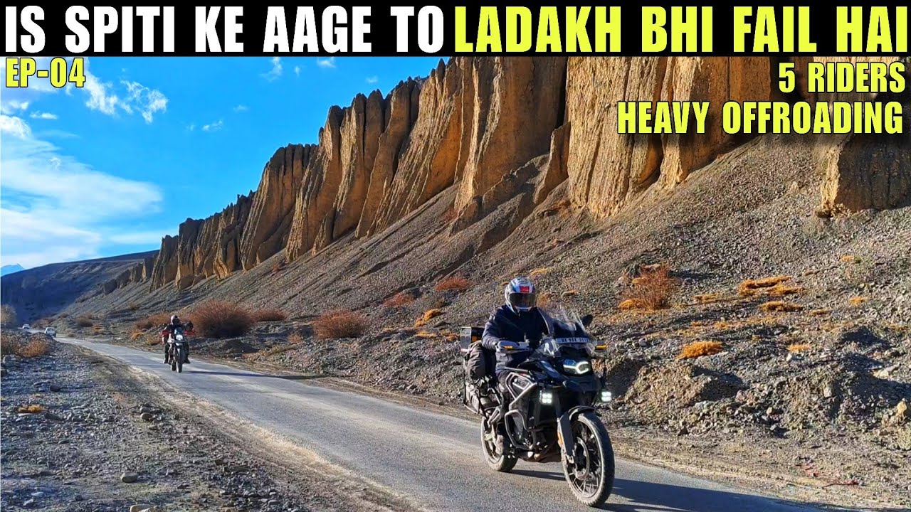 Ye Hai Asli Spiti  Valley | Super Adventure Ho gya Aaj To | Komik | Langza | Hikkim | Himalayan 452